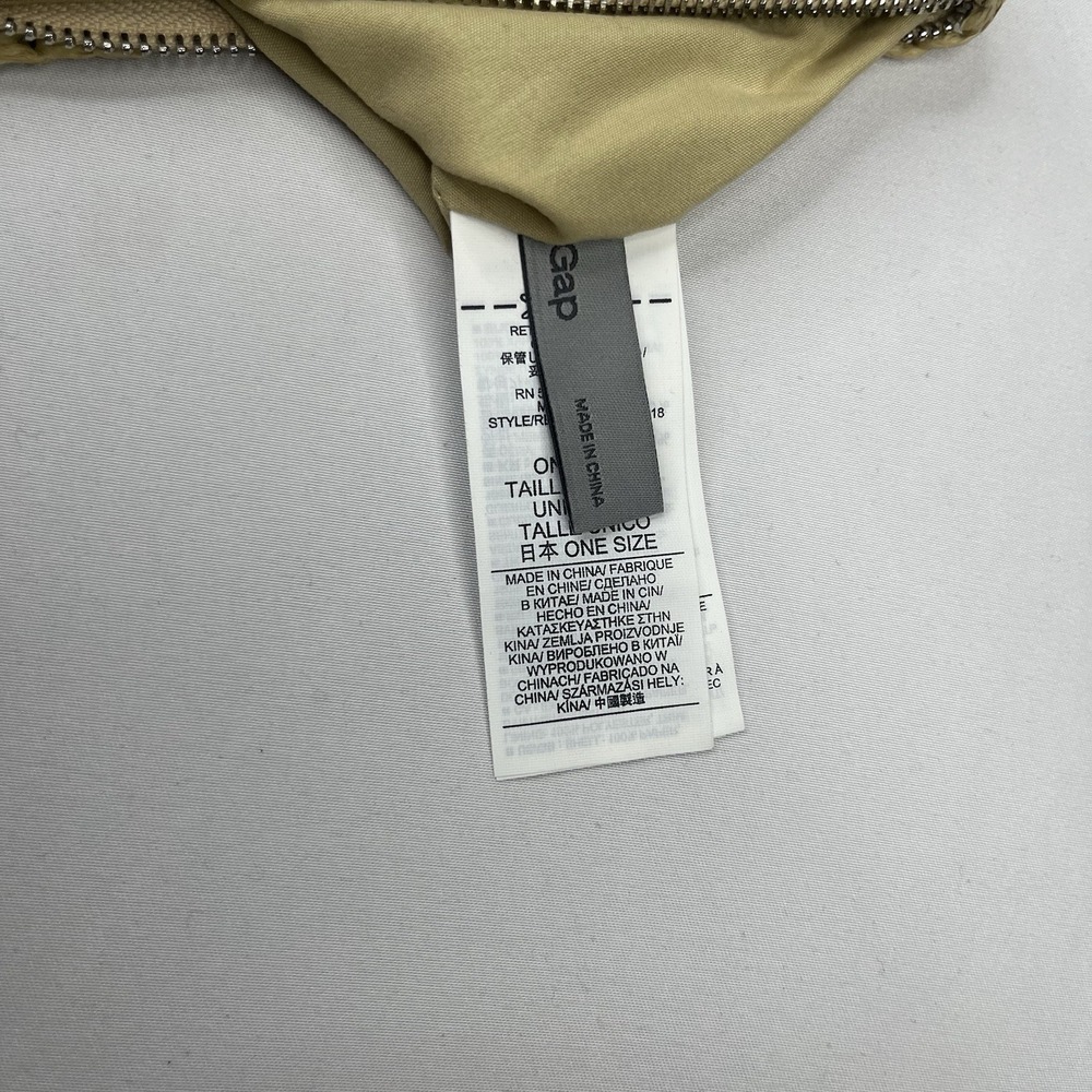 GAP Straw Clutch Bag Woven Zip Pouch Beige White Summer Beach Boho Women - Picture 8 of 15